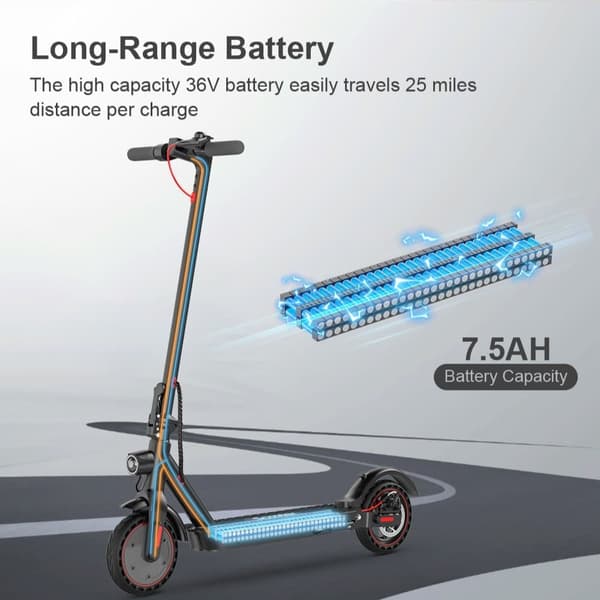 iScooter I9Pro All-Terrain Escooter 350W Moottori 8,5 tuuman Renkaat City Commuter E-Scooter 36V7,5 AH Akku Aikuisten Sähköskoopteri