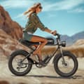 Miniatyrbild 10 av 11: KICKWEY K7 Elcykel För Vuxna 500W Motor Elcykel 48V18.2Ah Batteri Elcykel 20 Tum Feta Däck Herr Elmountainbike