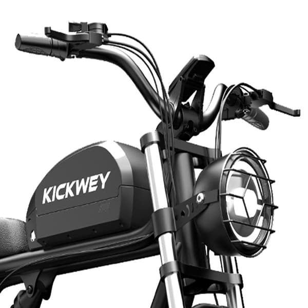 :KICKWEY K7 Miesten Sähkömaastopyörä 500 W:n Moottorilla, Sähköpyörä 48 V:lla, 18,2 Ah:n Akulla, 20 Tuuman Paksurenkaisella Sähköpyörällä Aikuisille