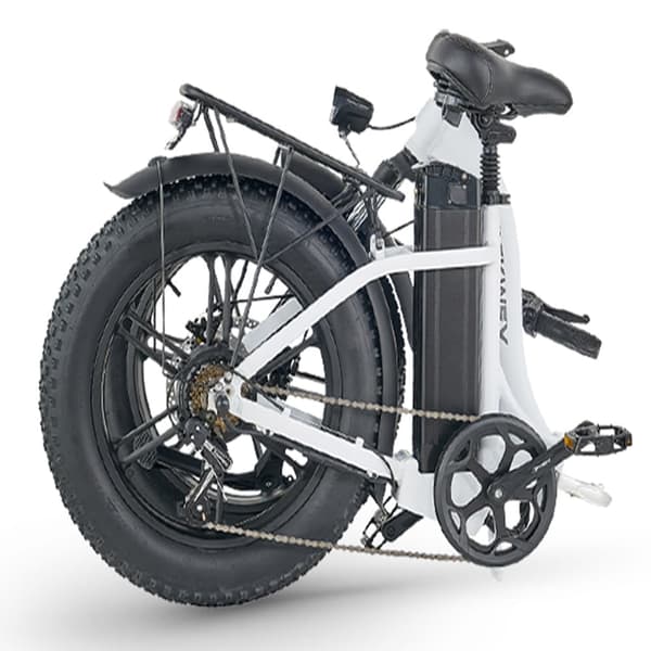 KICKWEY L20 Aikuisten Sähköpyörä 1000W:n Sähköpyörä 48 V:n ja 20Ah:n Akulla, Kaupunki- ja Lähiliikennesähköpyörä, 20 Tuuman Paksurenkainen Sähköpyörä