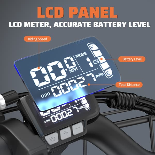 KICKWEY LD20 Elcykel För Vuxna 750W Motor Elcykel 48V20Ah Batteri Stads-Elcykel 20-Tums Terrängdäck Elcykel