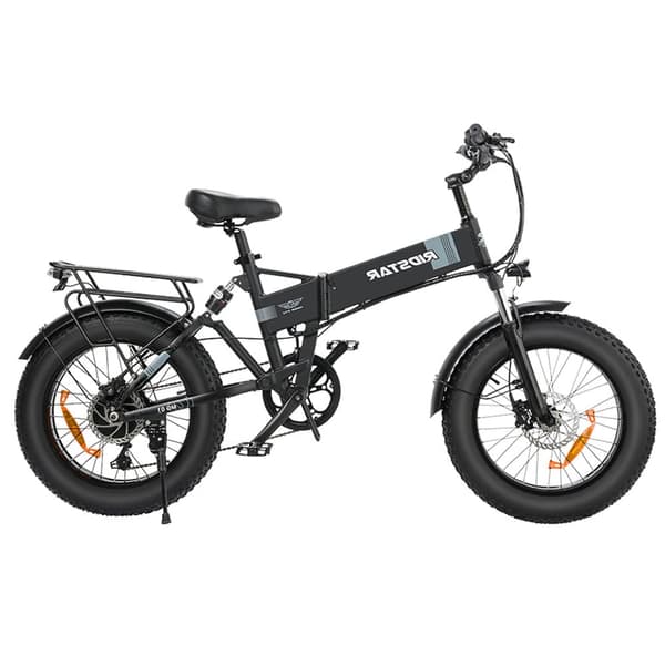 Ridstar H20 Aikuisten Sähköpyörä 1000 W:n Moottoripyörä, Kaupunkisähköpyörä 48 V 14 Ah:n Akulla, Sähköpyörä 20 Tuuman Paksurenkaisella Sähköpyörällä