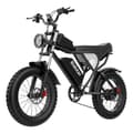 Miniatyrbild 1 av 11: Ridstar Q20 Elcykel För Vuxna 1000W Motor Elcykel 48V20AH Batteri El-Mountainbike 20 Tums Elcykel Med Feta Däck