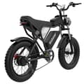 Miniatyrbild 4 av 11: Ridstar Q20 Elcykel För Vuxna 1000W Motor Elcykel 48V20AH Batteri Terrängcykel 20 Tums Elcykel Med Feta Däck