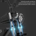 Miniatyrbild 8 av 11: Ridstar Q20 Elcykel För Vuxna 1000W Motor Elcykel 48V20AH Batteri Terrängcykel 20 Tums Elcykel Med Feta Däck