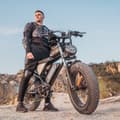 Miniatyrbild 11 av 11: Ridstar Q20 Elcykel För Vuxna 1000W Motor Elcykel 48V20AH Batteri Terrängcykel 20 Tums Elcykel Med Feta Däck