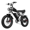 Miniatyrbild 2 av 11: Ridstar Q20 Elcykel För Vuxna 1000W Motor Elcykel 48V20AH Batteri Terrängcykel 20 Tums Elcykel Med Feta Däck