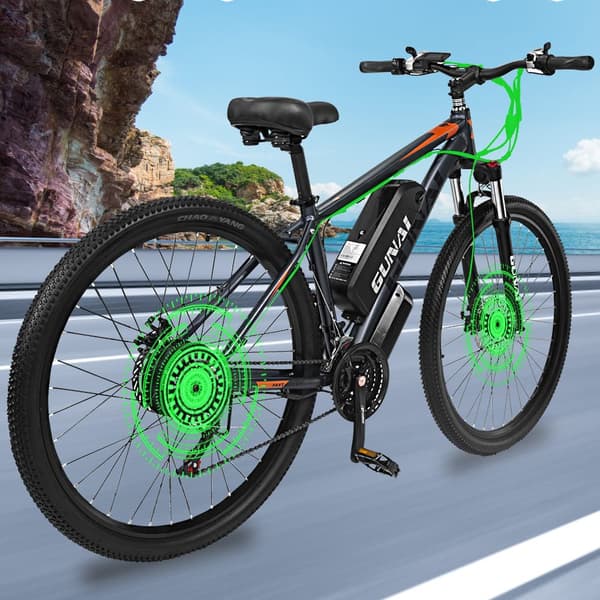GUNAI GN29 Electric Mountain Cycle 750W Motor Ebike 48V15Ah Batteri Mäns E-Mountain Ebike 29 tum, 21Speed, Mäns elektriska cykel