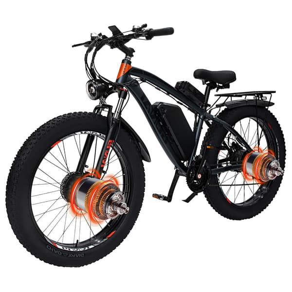 GUNAI GN88 48V23Ah Miesten polkupyörä 26 tuuman rasvapyörä Sähköpyörä Mountain Bike 2000W Moottoripyörä Miesten sähköpyörä