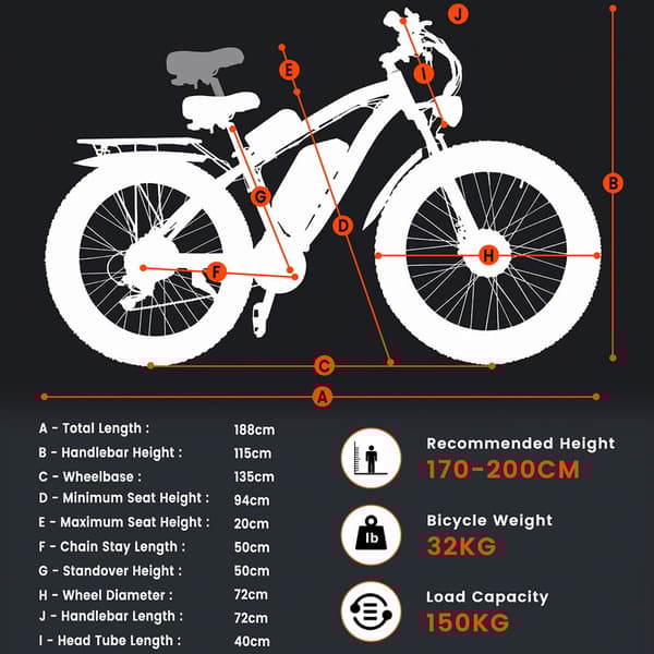 GUNAI GN88 48V23Ah Miesten polkupyörä 26 tuuman rasvapyörä Sähköpyörä Mountain Bike 2000W Moottoripyörä Miesten sähköpyörä