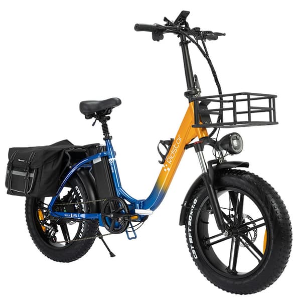Ridstar MN-20 Elcykel För Vuxna 1000W Motor 48V15AH Batteri Elcykel För Kvinnor 20 Tum Elcykel För Stadscyklar Med Feta Däck