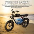 Miniatyrbild 10 av 11: GUNAI T 20 Tums Fettdäck Dubbelmotor Elektrisk Mountainbike, 48V 21AH Batteri, 21 Hastigheter Bakhjulsdrift