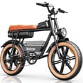 Pikkukuva 1 / 11: Ridstar CR20 Sähköpyörä Aikuisille 1000W Moottorilla, Sähköpyörä 48 V20 Ah Akku, Sähkömaastopyörä, 20 Tuuman Paksurenkainen Sähköpyörä