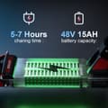 Pikkukuva 10 / 11: Bogist C1 Pro Sähköpotkulauta Aikuisille 48V15Ah Akku Kaupunki Potkulauta 500W Moottori 10 Tuuman Renkaat Kokoontaitettava Sähköpotkulauta