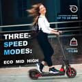 Miniatyrbild 8 av 11: ：Bogist C1 Pro City Elscooter 500W Motor 48V15Ah Batteri Vuxen Elscooter Max räckvidd 35-45KM Hopfällbar Elscooter