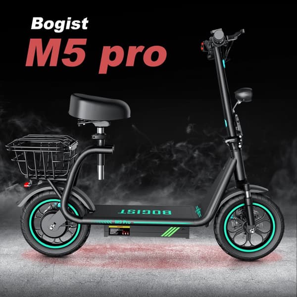 BOGIST M5Pro City Commuter 250W Moottori 36V10.4Ah Akku Aikuisille Sähköpotkulauta 8.5 Tuuman Renkaalla Taitettava Sähköpotkulauta