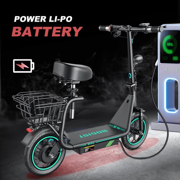BOGIST M5Pro City Commuter 250W Moottori 36V10.4Ah Akku Aikuisille Sähköpotkulauta 8.5 Tuuman Renkaalla Taitettava Sähköpotkulauta