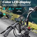 Pikkukuva 6 / 11: Randride YX20M-2 Aikuisten Vuoren Sähköpyörä 2 * 1000W Moottori Ebike 48V20Ah Akku Miesten Sähköpyörä 20 Tuuman Renkaat Kaikki Maasto Sähköpyörä