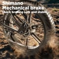 Pikkukuva 10 / 11: Randride DM711 Aikuisten Vuoren Sähköpyörä 2 * 1000W Moottori Ebike 48V20Ah Akku Miesten Sähköpyörä 20 Tuuman Renkaat Kaikki Maasto Sähköpyörä