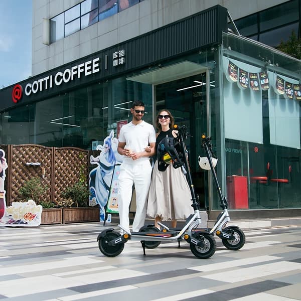 Kukirin A1 Elscooter För Vuxna 800W Motor 10-Tums Däck Terrängscooter 48V13AH Batteri Hopfällbar Elscooter