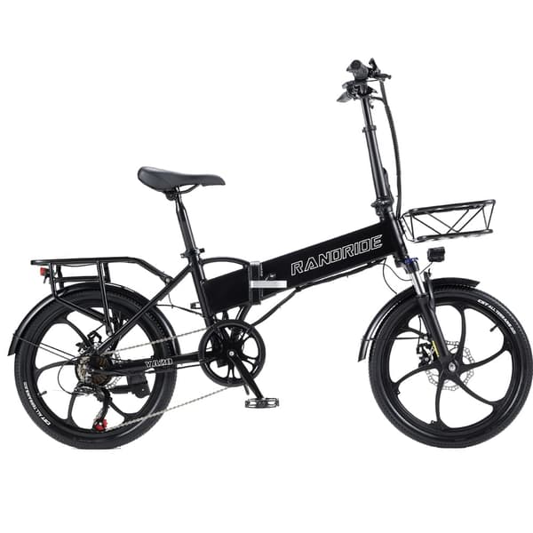 Randride YA20 Adult Sähköpyörä 350W Moottori Ebike 48V12.8Ah Akku City E-bike 20 tuuman Renkaat Sähköpyörä