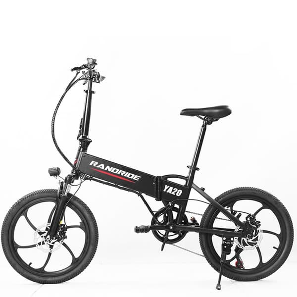 Randride YA20 Adult Sähköpyörä 350W Moottori Ebike 48V12.8Ah Akku City E-bike 20 tuuman Renkaat Sähköpyörä