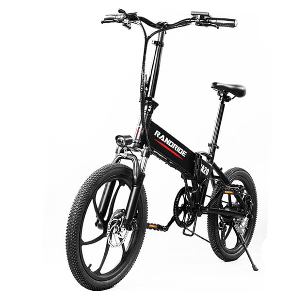 Randride YA20 Adult Sähköpyörä 350W Moottori Ebike 48V12.8Ah Akku City E-bike 20 tuuman Renkaat Sähköpyörä