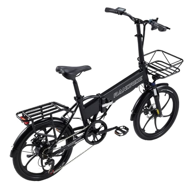 Randride YA20 Adult Sähköpyörä 350W Moottori Ebike 48V12.8Ah Akku City E-bike 20 tuuman Renkaat Sähköpyörä