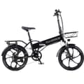 Pikkukuva 3 / 11: Randride YA20 City 1 Aikuinen sähköpyörä 350W Moottori Ebike 48V12.8Ah Akku Miehen Sähköpyörä 20 Tuuman Renkaat Kaupungin Sähköpyörä