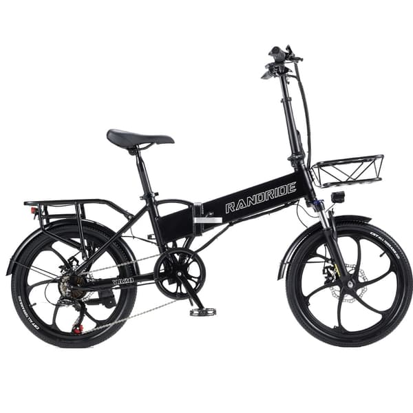 Randride YA20 City 1 Aikuinen sähköpyörä 350W Moottori Ebike 48V12.8Ah Akku Miehen Sähköpyörä 20 Tuuman Renkaat Kaupungin Sähköpyörä