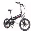 Pikkukuva 5 / 11: Randride YA20 City 1 Aikuinen sähköpyörä 350W Moottori Ebike 48V12.8Ah Akku Miehen Sähköpyörä 20 Tuuman Renkaat Kaupungin Sähköpyörä
