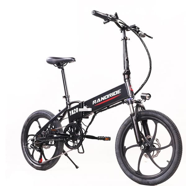 Randride YA20 City 1 Aikuinen sähköpyörä 350W Moottori Ebike 48V12.8Ah Akku Miehen Sähköpyörä 20 Tuuman Renkaat Kaupungin Sähköpyörä