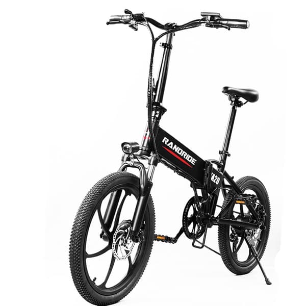 Randride YA20 City 1 Aikuinen sähköpyörä 350W Moottori Ebike 48V12.8Ah Akku Miehen Sähköpyörä 20 Tuuman Renkaat Kaupungin Sähköpyörä