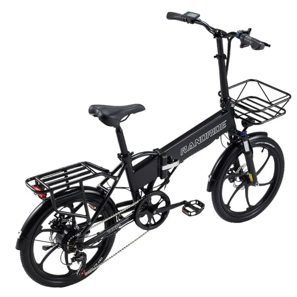 Randride YA20 City 1 Aikuinen sähköpyörä 350W Moottori Ebike 48V12.8Ah Akku Miehen Sähköpyörä 20 Tuuman Renkaat Kaupungin Sähköpyörä