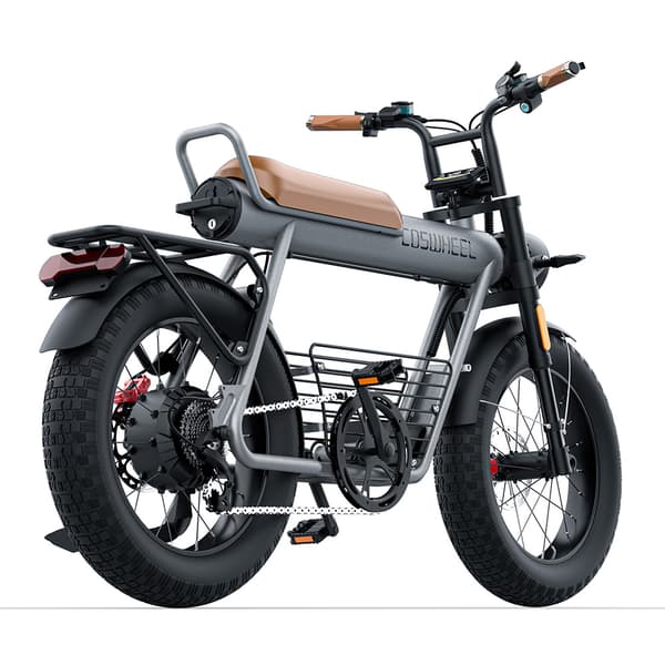 COSWHEEL CT20 Aikuisten sähköpyörä 1000W Moottori Ebike 48V25Ah Akku vuoristo E-polkupyörä 20 * 5,0 tuuman rasva rengas sähköpyörä