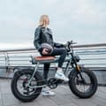 Pikkukuva 9 / 11: COSWHEEL CT20 Aikuisten sähköpyörä 1000W Moottori Ebike 48V25Ah Akku vuoristo E-polkupyörä 20 * 5,0 tuuman rasva rengas sähköpyörä