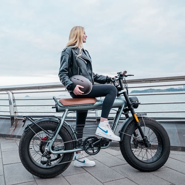COSWHEEL CT20 Aikuisten sähköpyörä 1000W Moottori Ebike 48V25Ah Akku vuoristo E-polkupyörä 20 * 5,0 tuuman rasva rengas sähköpyörä
