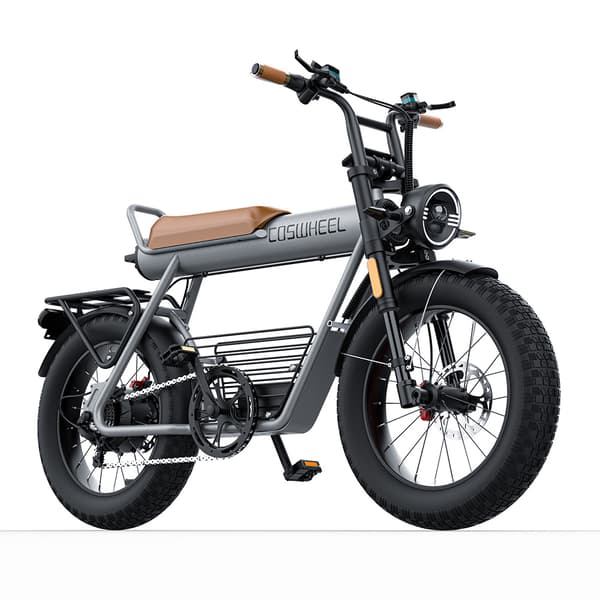COSWHEEL CT20 Aikuisten sähköpyörä 1000W Moottori Ebike 48V25Ah Akku vuoristo E-polkupyörä 20 * 5,0 tuuman rasva rengas sähköpyörä
