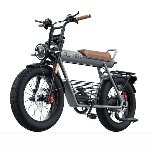 COSWHEEL CT20 Aikuisten sähköpyörä 1000W Moottori Ebike 48V25Ah Akku vuoristo E-polkupyörä 20 * 5,0 tuuman rasva rengas sähköpyörä