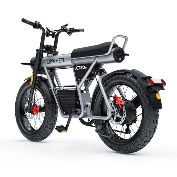 COSWHEEL CT20S aikuisten sähköpyörä 1500W moottori Ebike 60V27.5Ah Akku vuoristo E-polkupyörä 20 * 5.0 tuuman rasva renkaat sähköpyörä