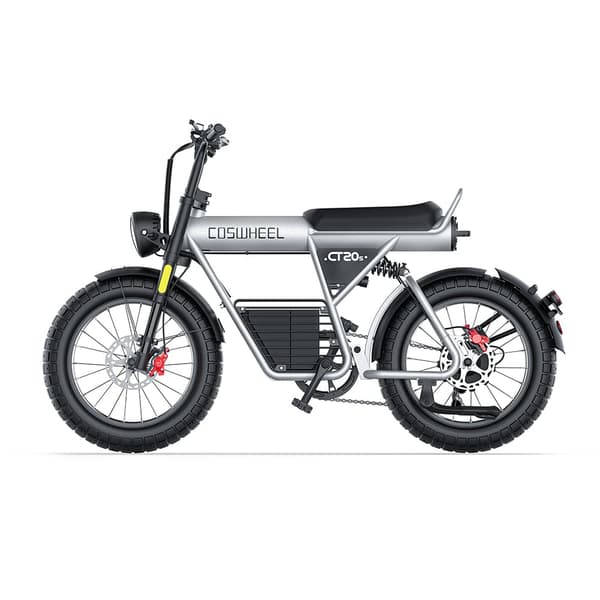 COSWHEEL CT20S aikuisten sähköpyörä 1500W moottori Ebike 60V27.5Ah Akku vuoristo E-polkupyörä 20 * 5.0 tuuman rasva renkaat sähköpyörä
