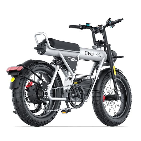 COSWHEEL CT20S aikuisten sähköpyörä 1500W moottori Ebike 60V27.5Ah Akku vuoristo E-polkupyörä 20 * 5.0 tuuman rasva renkaat sähköpyörä