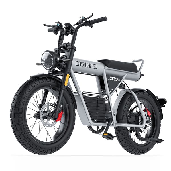 COSWHEEL CT20S MOUNTAIN Aikuisten Sähköpyörä 60V27.5Ah,1500W Moottori Ebike,Miesten Sähköpyörä 20 Tuuman Renkaat Kaikki Maasto Sähköpyörä