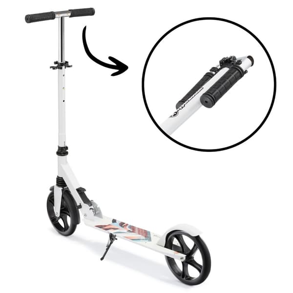 HyperMotion CITY SWIFT skootteri lapsille ja nuorille – isot isot pyörät, jopa 100 kg