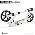 Pikkukuva 11 / 11: HyperMotion CITY SWIFT skootteri lapsille ja nuorille – isot isot pyörät, jopa 100 kg
