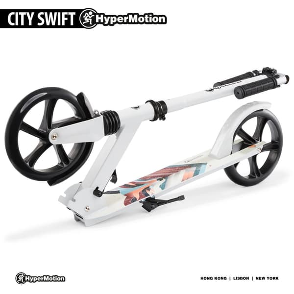 HyperMotion CITY SWIFT skootteri lapsille ja nuorille – isot isot pyörät, jopa 100 kg
