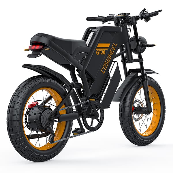 COSWHEEL GT20 Aikuisten Aähköpyörä 1000W Moottori Ebike 48V25Ah Akku Vuoristo E-polkupyörä 20 * 4,0 Tuuman Rasva Rengas Sähköpyörä