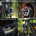 Pikkukuva 8 / 11: COSWHEEL GT20 Aikuisten Aähköpyörä 1000W Moottori Ebike 48V25Ah Akku Vuoristo E-polkupyörä 20 * 4,0 Tuuman Rasva Rengas Sähköpyörä