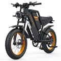 Pikkukuva 2 / 11: COSWHEEL GT20 Aikuisten Aähköpyörä 1000W Moottori Ebike 48V25Ah Akku Vuoristo E-polkupyörä 20 * 4,0 Tuuman Rasva Rengas Sähköpyörä