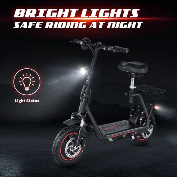 HONEYWHALE M5pro-s Elcykel För Vuxna 500W Motor Stadspendlare Elcykel 48V13Ah Batteri Elcykel 12-Tums Däck Elcykel